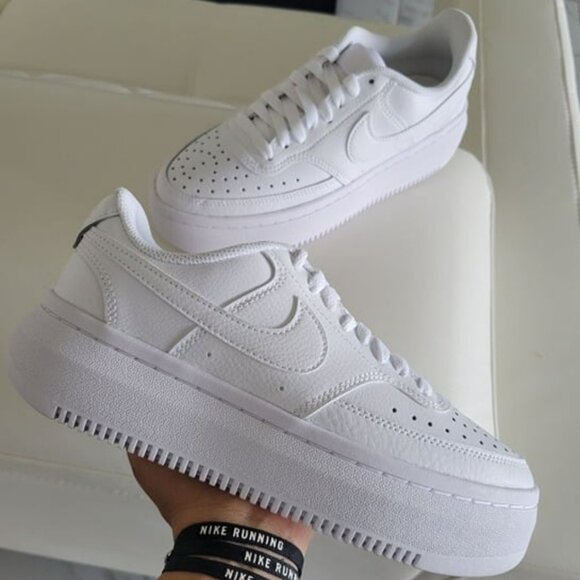 10 WOMEN'S NIKE COURT VISION ALTA LEATHER DM0113-100 - Picture 1 of 11